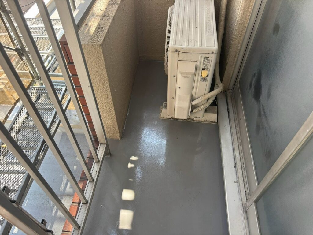 室外機まわり施工後